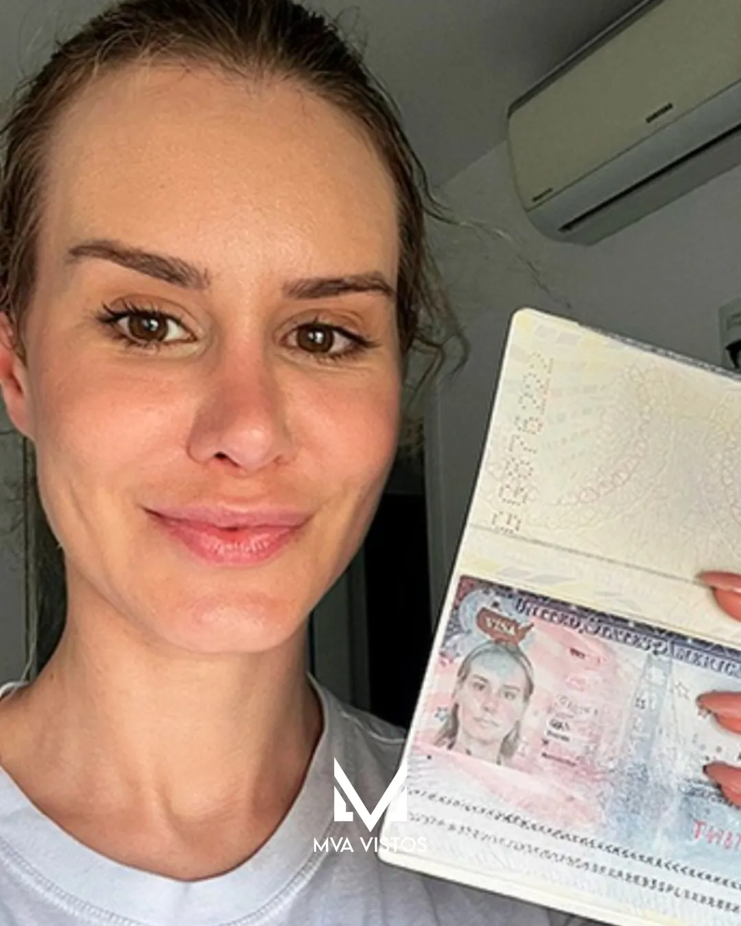 Cliente com o visto B1/B2 para os EUA pela MVA Vistos