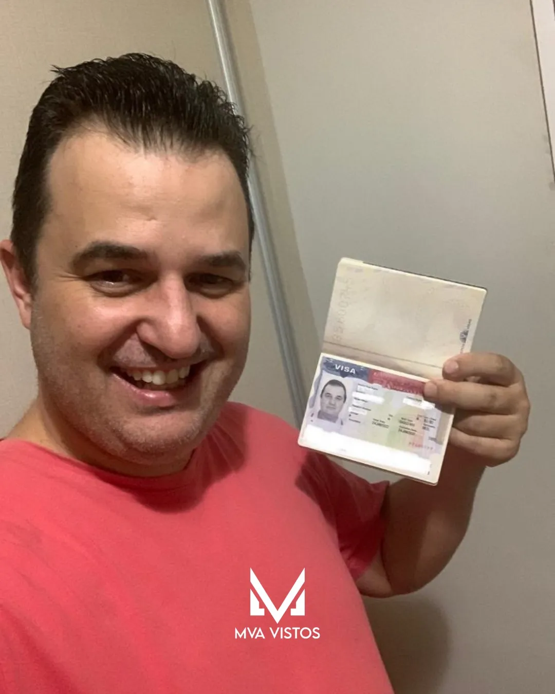 Visto para os Estados Unidos emitido pela MVA Vistos