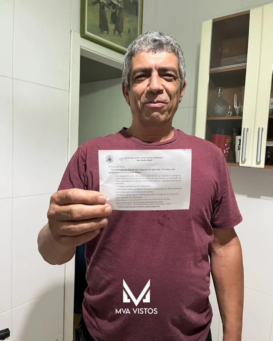 Visto de turismo para os EUA emitido pela MVA Vistos